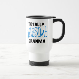 Total fantastische Granma blaue T-Shirts Geschenke Reisebecher