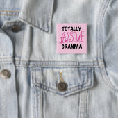 Total fantastische Granma rosa T-Shirts und Button (Beispiel)