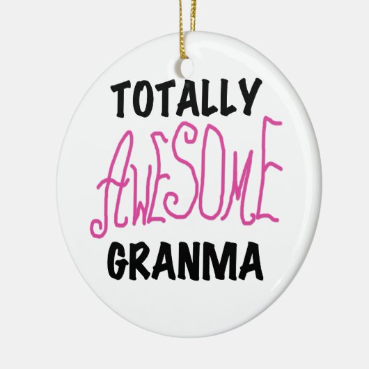Total fantastische Granma rosa T-Shirts und Keramik Ornament (Links)