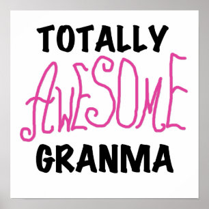 Total fantastische Granma rosa T-Shirts und Poster