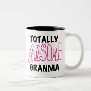 Total fantastische Granma rosa T-Shirts und Zweifarbige Tasse
