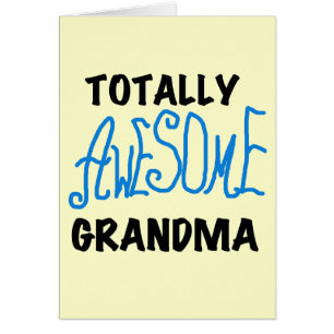 Total fantastische Großmutter - blaue T-Shirts und