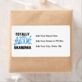 Total fantastische Großmutter - blaue T-Shirts und (Insitu)