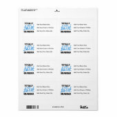 Total fantastische Großmutter - blaue T-Shirts und (Vorne)