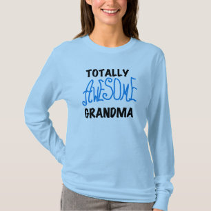 Total fantastische Großmutter - blaue T-Shirts und
