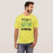 Total fantastische Großmutter - blaue T-Shirts und (Vorne ganz)