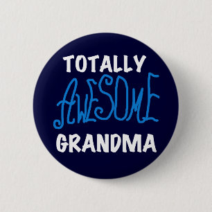 Total fantastische Großmutter-blaue T-Shirts und Button