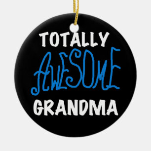 Total fantastische Großmutter-blaue T-Shirts und Keramikornament