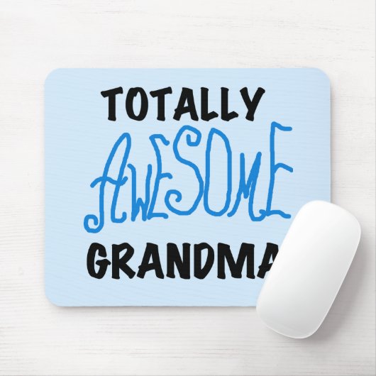 Total fantastische Großmutter - blaue T-Shirts und Mousepad (Mit Mouse)