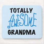 Total fantastische Großmutter - blaue T-Shirts und Mousepad (Vorne)