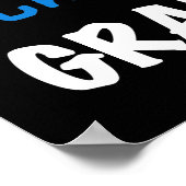 Total fantastische Großmutter-blaue T-Shirts und Poster (Ecke)