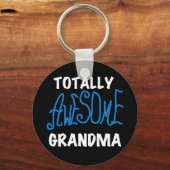 Total fantastische Großmutter-blaue T-Shirts und Schlüsselanhänger (Vorderseite)