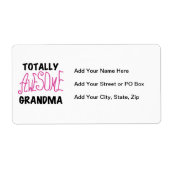 Total fantastische Großmutter - rosa T-Shirts und (Vorne)