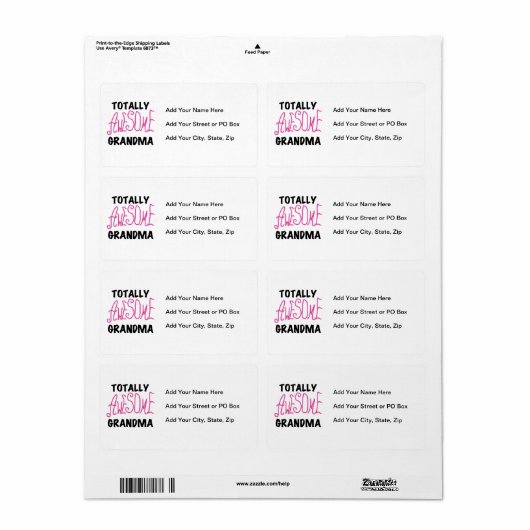 Total fantastische Großmutter - rosa T-Shirts und (Vorne)