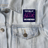 Total fantastische Großmutter-Rosa-T - Shirts und Button (Beispiel)