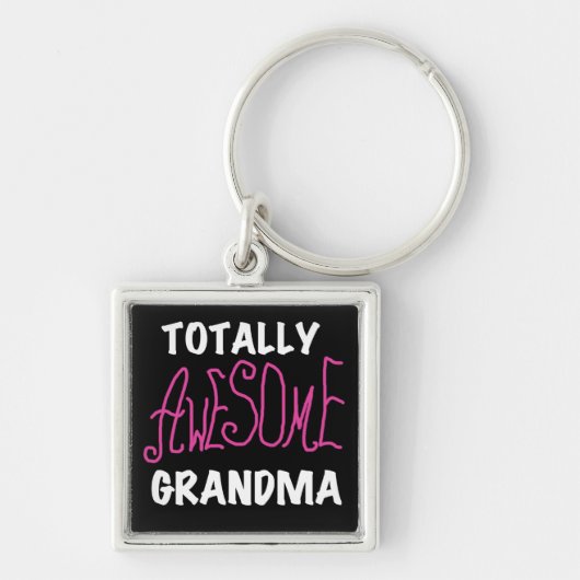 Total fantastische Großmutter-Rosa-T-Shirts und Ge Schlüsselanhänger (Vorne)