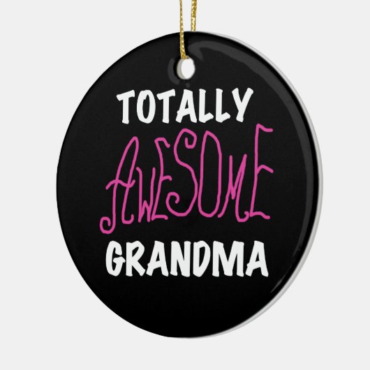 Total fantastische Großmutter-Rosa-T - Shirts und Keramik Ornament (Links)