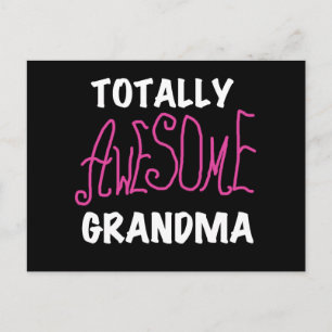 Total fantastische Großmutter-Rosa-T - Shirts und Postkarte