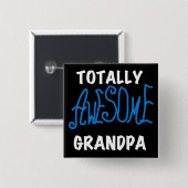 Total fantastische Großvater-T - Shirts und Button (Vorne & Hinten)