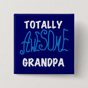 Total fantastische Großvater-T-Shirts und Geschenk Button