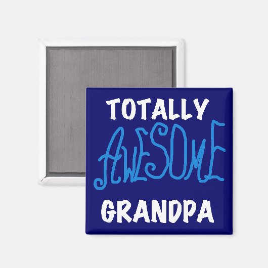 Total fantastische Großvater-T - Shirts und Magnet (Vorderseite/Rückseite)