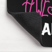 Total fantastische Kindermädchen-Rosa-T - Shirts Mousepad (Ecke)