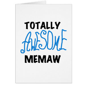 Total fantastische Memaw blaue T - Shirts und