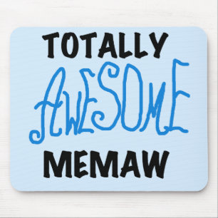Total fantastische Memaw blaue T-Shirts und Gesche Mousepad