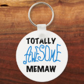Total fantastische Memaw blaue T-Shirts und Gesche Schlüsselanhänger (Vorderseite)
