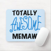 Total fantastische Memaw blaue T-Shirts und Mousepad (Mit Mouse)