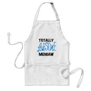 Total fantastische Memaw blaue T-Shirts und Schürze