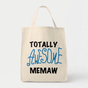 Total fantastische Memaw blaue T-Shirts und Tragetasche