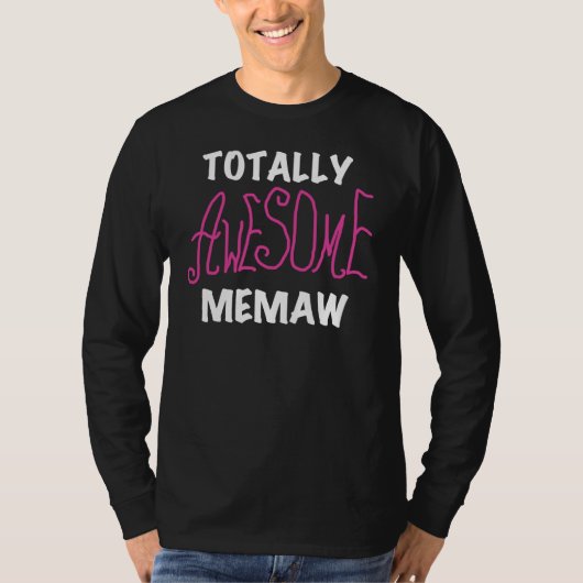 Total fantastische Memaw rosa T - Shirts (Vorderseite)
