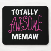 Total fantastische Memaw rosa T-Shirts Mousepad (Vorne)