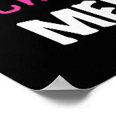 Total fantastische Memaw rosa T - Shirts Poster (Ecke)