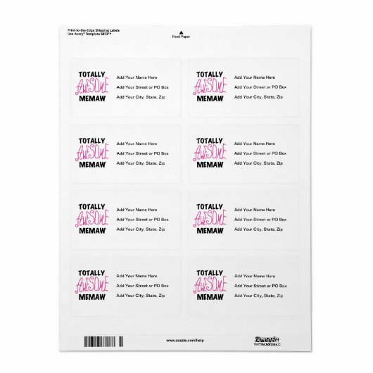 Total fantastische Memaw rosa T-Shirts und (Vorne)