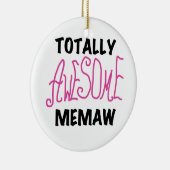 Total fantastische Memaw rosa T-Shirts und Keramik Ornament (Rechts)
