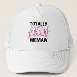 Total fantastische Memaw rosa T-Shirts und Truckerkappe