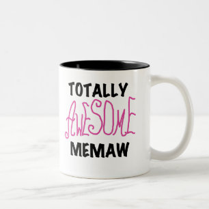 Total fantastische Memaw rosa T - Shirts und Zweifarbige Tasse