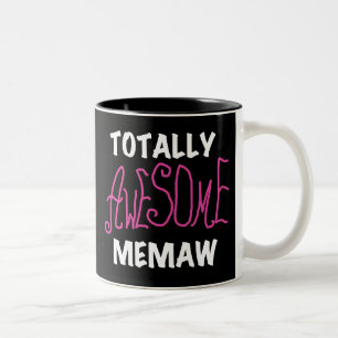 Total fantastische Memaw rosa T - Shirts und Zweifarbige Tasse