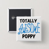 Total fantastische Mohnblumen-T - Shirts und Button (Vorne & Hinten)