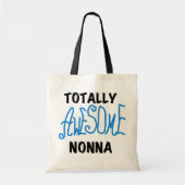 Total fantastische Nonna blaue T - Shirts und Tragetasche (Vorne)