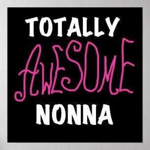 Total fantastische Nonna rosa T - Shirts und Poster