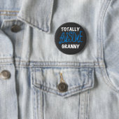 Total fantastische Oma-blaue T - Shirts und Button (Beispiel)