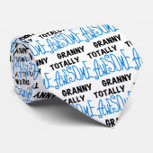 Total fantastische Oma-blaue T-Shirts und Geschenk Krawatte (Gerollt)