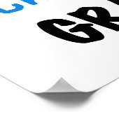 Total fantastische Oma-blaue T-Shirts und Geschenk Poster (Ecke)