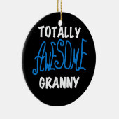 Total fantastische Oma-blaue T - Shirts und Keramikornament (Rechts)