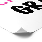 Total fantastische Oma-Rosa-T-Shirts und Geschenke Poster (Ecke)