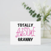 Total fantastische Oma-Rosa-T-Shirts und Geschenke Postkarte (Stehend Vorderseite)