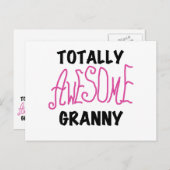 Total fantastische Oma-Rosa-T-Shirts und Geschenke Postkarte (Vorne/Hinten)